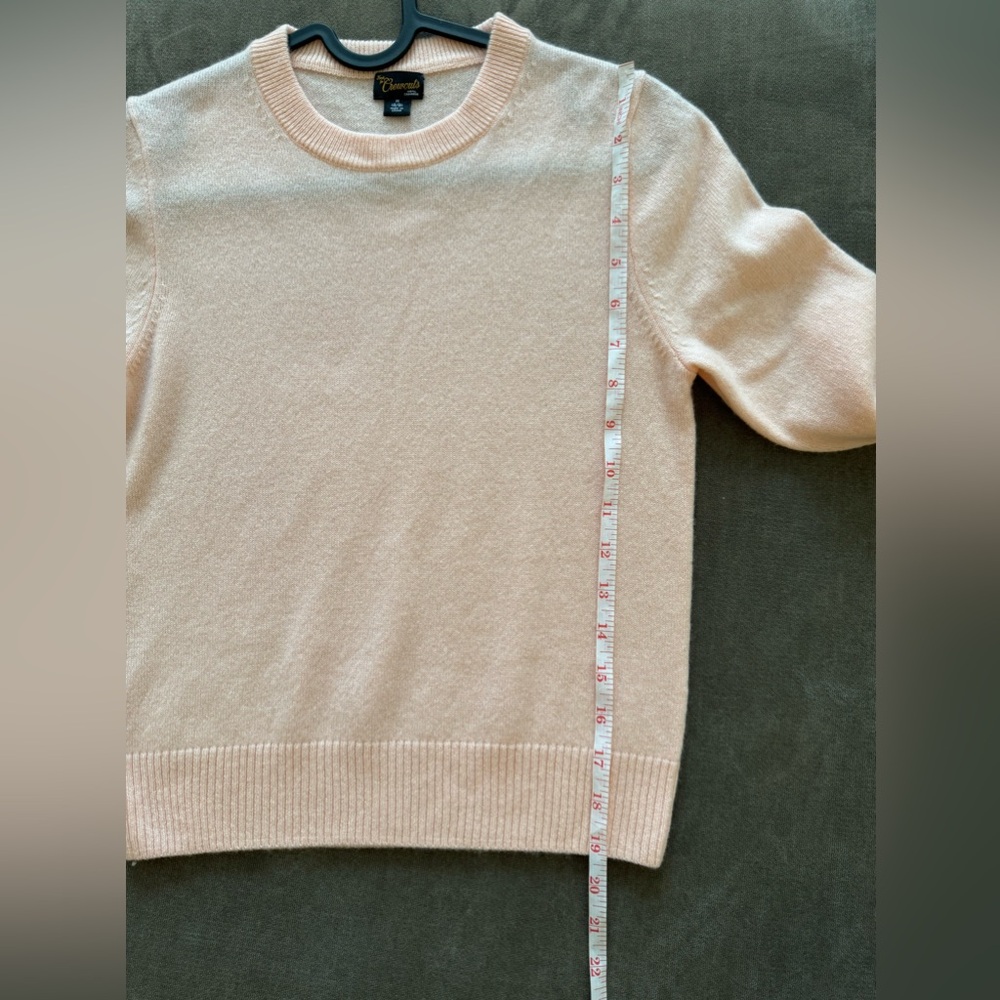 NWOT J. Crew Kids' 100% cashmere crewneck sweater - M (8/9) - Picture 4 of 5